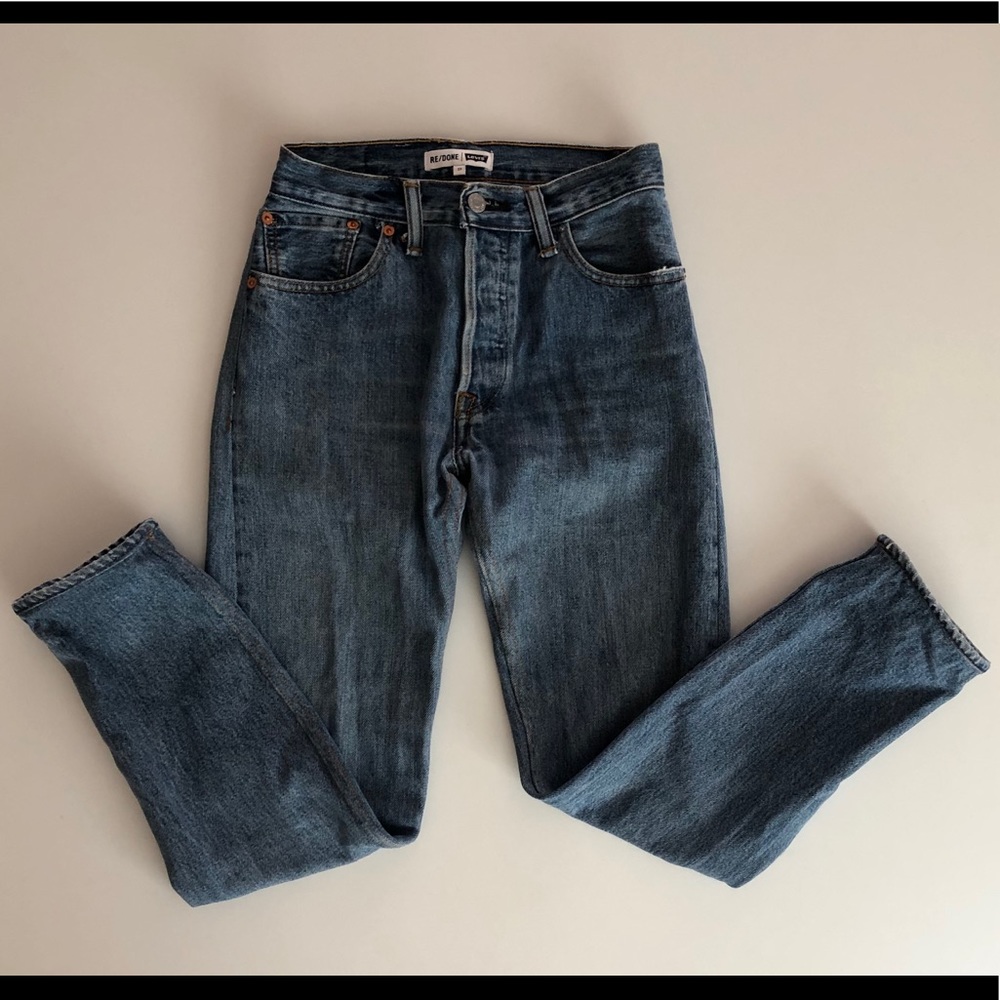 RE/DONE Levi’s High Rise Button Front Jeans